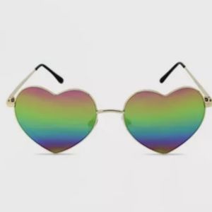 Women's Metal Heart Sunglasses - Wild Fable™